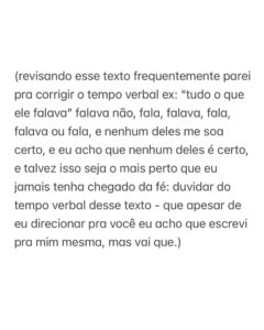 Clarice Falcão Instagram - 1 mês 💘
