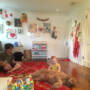 Claudia O'Doherty Instagram - Paul Rust is training America’s least professional dog masseuse
