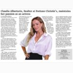Claudia Albertario Instagram - Gracias Juan Castro Olivera Islander News and Key Biscayne Portal Por la nota del diario impreso y el portal!!! Agradezco el interés al acompañar mi evolución paso a paso como artista latina, realtor y mujer. I appreciate the interest in accompanying my evolution step by step as an latin artist, realtor and woman. ♥️♥️ #thakful #realtor #actress #latina