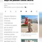 Claudia Albertario Instagram - Gracias Juan Castro Olivera Islander News and Key Biscayne Portal Por la nota del diario impreso y el portal!!! Agradezco el interés al acompañar mi evolución paso a paso como artista latina, realtor y mujer. I appreciate the interest in accompanying my evolution step by step as an latin artist, realtor and woman. ♥️♥️ #thakful #realtor #actress #latina