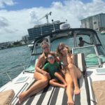 Claudia Albertario Instagram - Another day in the paradise. Mas que agradecida 🤩🫶🙌 @festival_boat #miami #lifestyle #familytime
