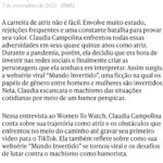 Claudia Campolina Instagram – Entrevista que deu para o Meio & Mensagem ❤️