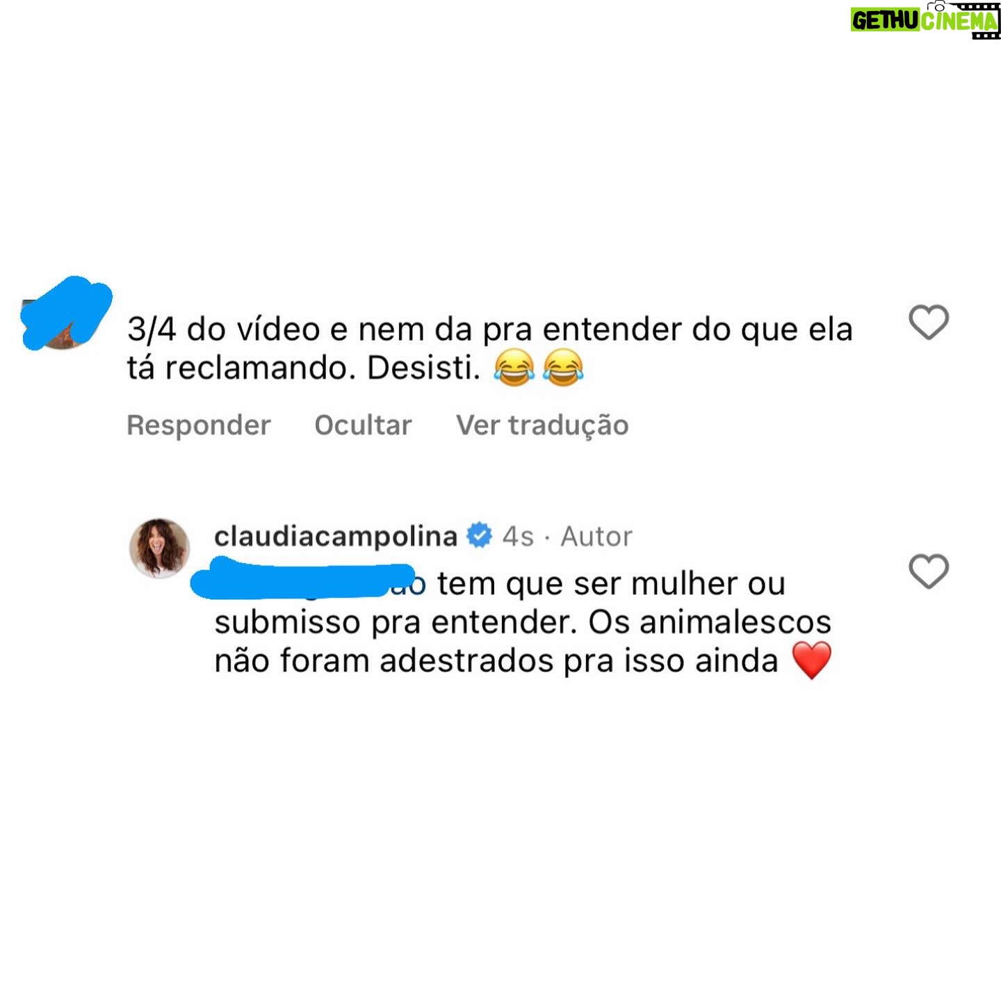 Claudia Campolina Instagram - Nós somos FEMISTAS