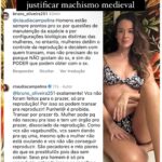 Claudia Campolina Instagram - Usando as lógicas do Mundo Invertido pra deixar o machistinha igual barata tonta ❤️