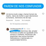 Claudia Campolina Instagram – Nós somos FEMISTAS