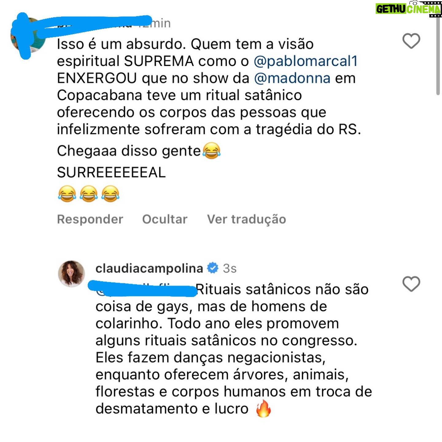 Claudia Campolina Instagram - Nós somos FEMISTAS