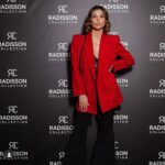 Claudia Galanti Instagram - Lady in red …. 💋 @cc__connect @cristiana_corradi