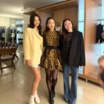 Claudia Kim Instagram - EENK S/S 24 Salon Show🤍 got so much love for @eenk_official #EENK #EENK24SS #YforYesterday