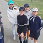 Claudia Kim Instagram - ..my healing place 🩵 Thank you my Dallas golf idols! (65타..PGA룰대로 저 점수라니. my crazy 골프여신들. 그 사이에서 저는 아기 병아리 골퍼지만, 행복해요🩵)