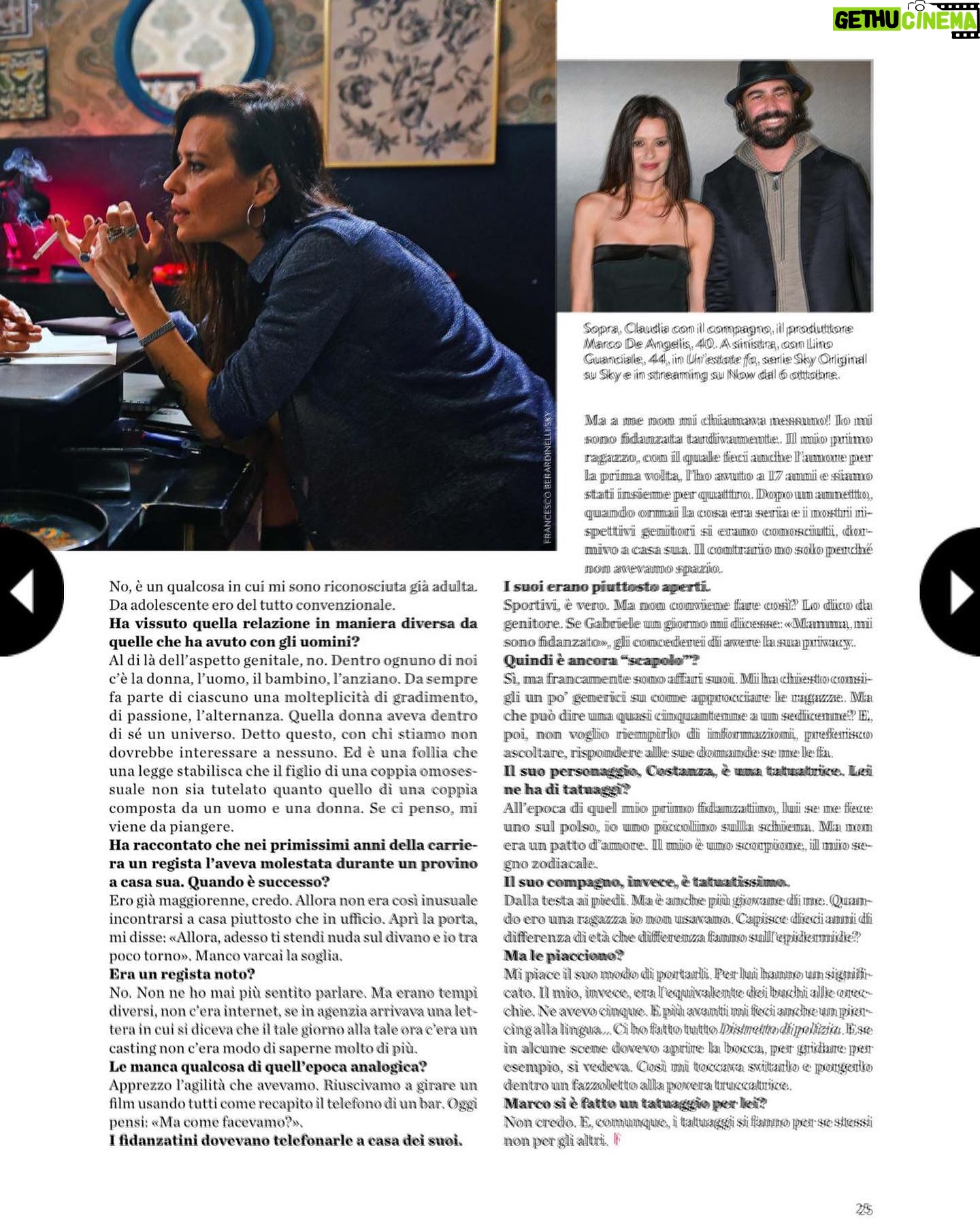 Claudia Pandolfi Instagram - Questa tradizione di dare titoli ammiccanti, fuorvianti, di dubbio gusto. Peccato perché la rivista è dignitosissima, l’intervista di @ebrocky è bella e le foto di @fabio_lovino_ sono stupende. Abiti @federicatosi