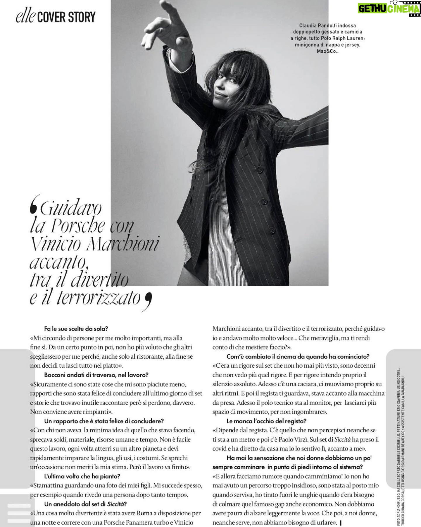 Claudia Pandolfi - 11.8K Likes - ELLE ❣️
@elle_italia
Intervista di @silvialocatelli_elle
In copertina blazer @numeroventuno
Minidress @federicatosi
Gioielli @crivelliofficial
Styling @monicacuretti
Ph. @adrianorusso_studio
Hair @ezio_diaferia_
Mua @chiaracorsaletti e @camillaguadagnolimua
Ha collaborato @gabrieleciciriello
Eternamene grata a @fdsmanagement ❣️