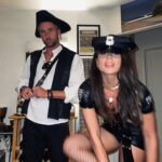 Claudia Zepeda Instagram – I arrested a French pirate…not bad!🔥💀👻