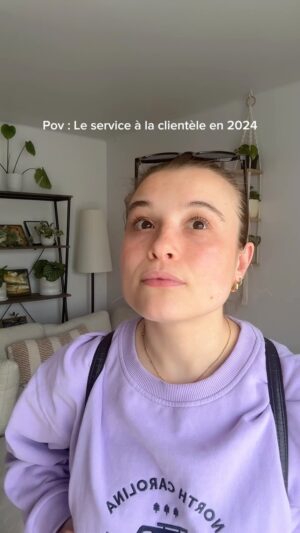 Claudie Mercier Instagram - Le service à la clientèle n'est plus ce qu'il était...🥲