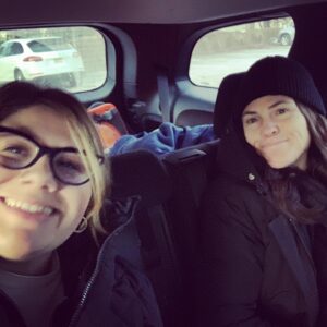 Clea DuVall Instagram - This is me on the first location scout with our extraordinary production designer, Theresa Guleserian. Theresa and her team made things happen that I didn’t think were possible, and working with her was like a filmmaking master class. She is now stuck with me forever. 
🎄❤️🎄