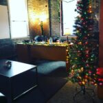 Clea DuVall Instagram – @happiestseason comes out two weeks from today! As we count down to the release I will be posting photos from our truly magical time in Pittsburgh. 

These are before and after photos of my office. Our production office staff was awesome and took such great care of me, including surprising me with my own Christmas tree. I was very lucky to have them on my team. 💛🖤🎄🖤💛