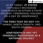 Clea DuVall Instagram - #Repost @sheacoulee with @make_repost ・・・ Happy Juneteenth! For anyone seeing this who is non-black, please ask yourself today, “How can I make a positive difference in a black persons life today?” And for all of our ally’s, thank you so much for your support. However, the work isn’t done, and let’s use today as a reminder. Support black businesses/restaurants. Share black stories, support black music artists by only streaming music by black talent! Also, please don’t forget to follow the link in my bio to see how you can help raise money for the ‘Breonna Taylor Family Fund’ Thanks @kahlil.greene for the important information and resources amplifying the message and importance of #juneteenth