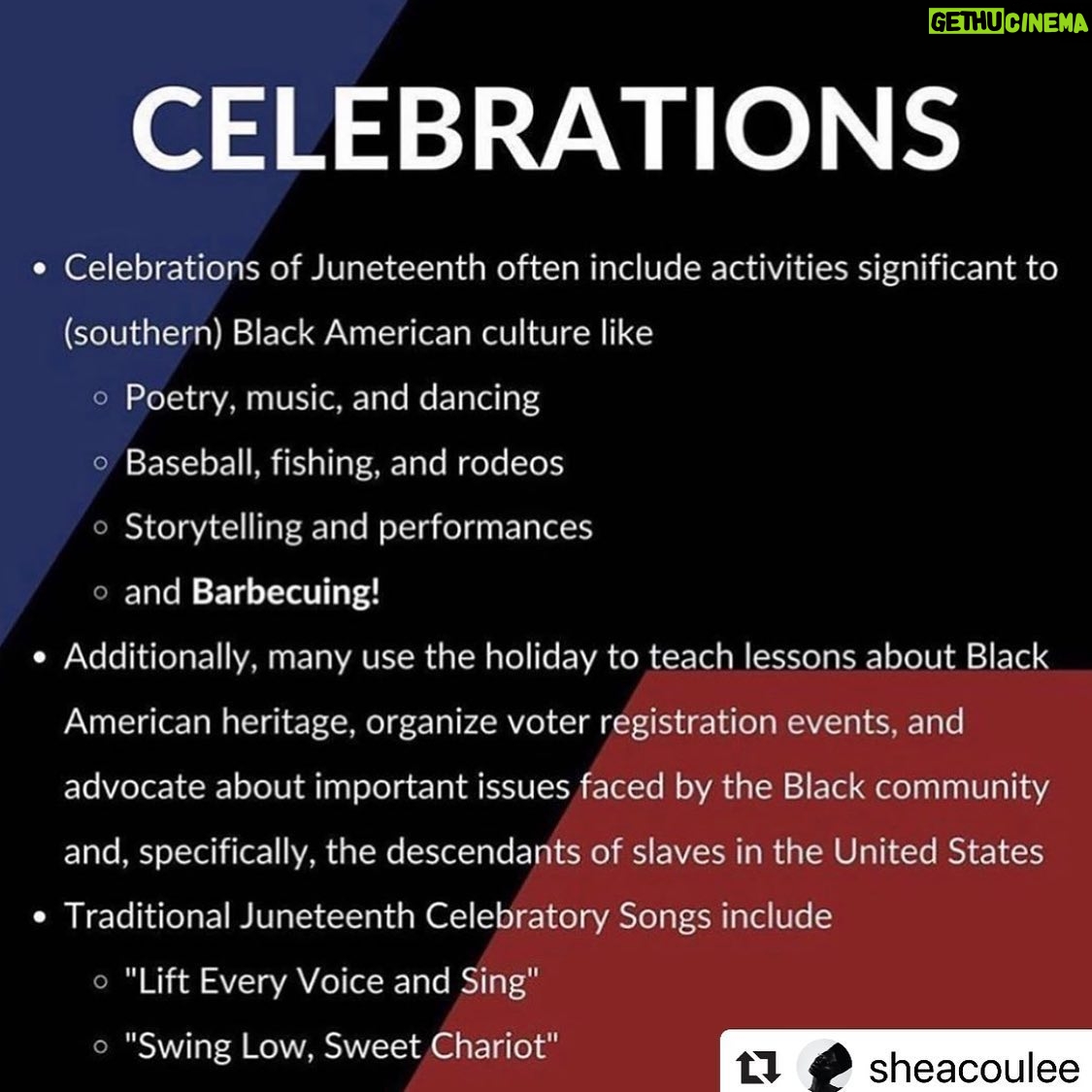 Clea DuVall Instagram - #Repost @sheacoulee with @make_repost ・・・ Happy Juneteenth! For anyone seeing this who is non-black, please ask yourself today, “How can I make a positive difference in a black persons life today?” And for all of our ally’s, thank you so much for your support. However, the work isn’t done, and let’s use today as a reminder. Support black businesses/restaurants. Share black stories, support black music artists by only streaming music by black talent! Also, please don’t forget to follow the link in my bio to see how you can help raise money for the ‘Breonna Taylor Family Fund’ Thanks @kahlil.greene for the important information and resources amplifying the message and importance of #juneteenth