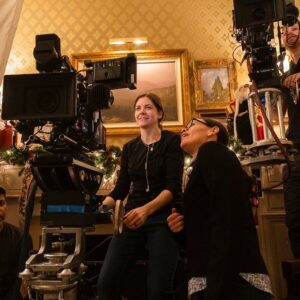 Clea DuVall Instagram - The crew on @happiestseason was exceptional. Our schedule was ambitious but each person worked hard to make sure we never ended a day without getting everything we needed. They were also a kind and warm group of people who I was excited to see every morning. I’m so grateful for everything they gave to this film and to me. I hope I get to go back to Pittsburgh to work with them again. 
🖤💛🎄💛🖤
📸: @ltstillpix