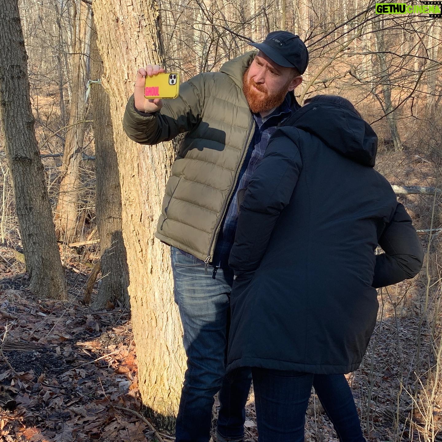 Clea DuVall Instagram - This is my style icon and Theresa’s husband, John Guleserian. He is also the DP of @happiestseason. John and I spent countless hours discussing and planning how to shoot the film. Our schedule was ambitious. There were days I wasn’t sure we would make, but John always stayed calm and didn’t let logistics overrule the greater vision. I could not have made this movie without him. 🎄❤️🎄 📸: @ltstillpix