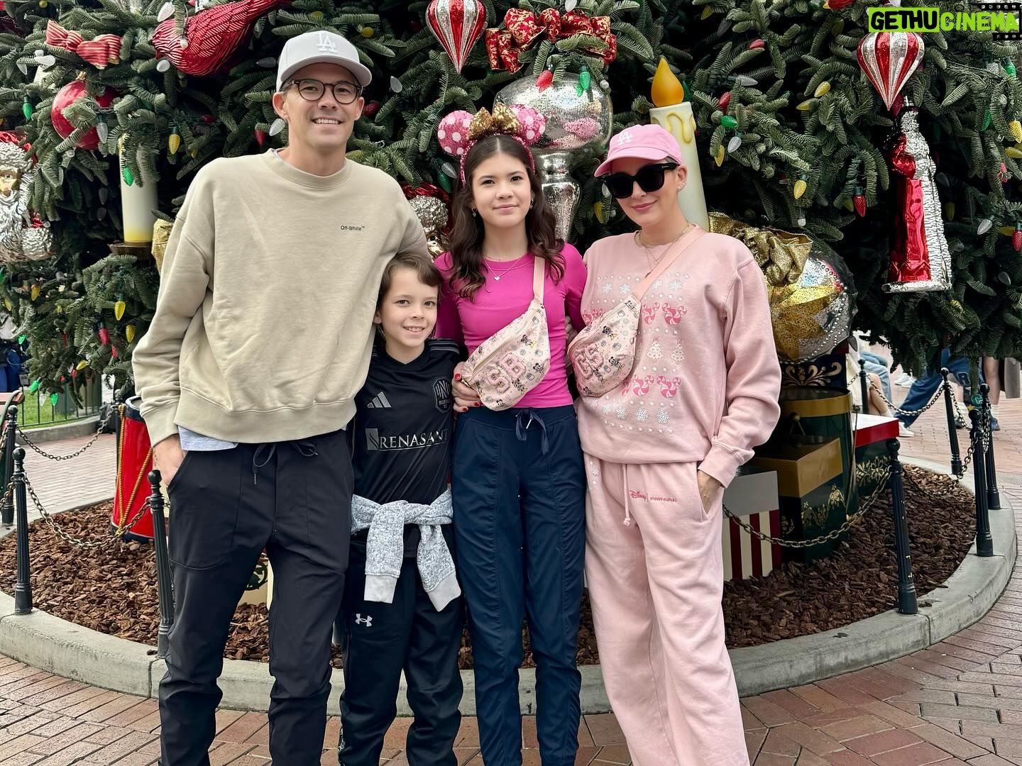 Clea Shearer Instagram - Christmas trip to Disneyland π We found our brick at the entrance that John and I got in 2005, ate pizza for every meal, and went on every ride possible. Sutton told me all about Groot and the Avengers (still have no clue), Stella *does* love the incredicoaster even though this photo shows otherwise, and John *does* hate the Matterhorn because his legs donβt fit in the bobsled. π°π’π