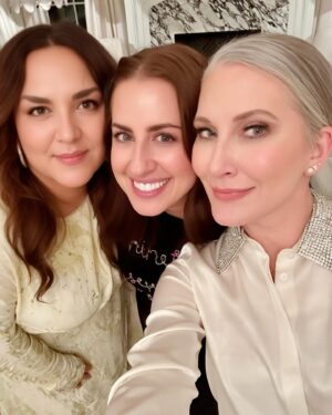 Clea Shearer Instagram - I had a last minute idea to throw a little birthday dinner in our new home, and it turned into such a special night with the best group of friends. Core memory 🍾 

Outfit: @veronicabeard 
Catering: @kristenwinston 
Florals: @the_florista_ 
Menus: @loveandlion 
Rentals: @pleasebeseatedrentals
