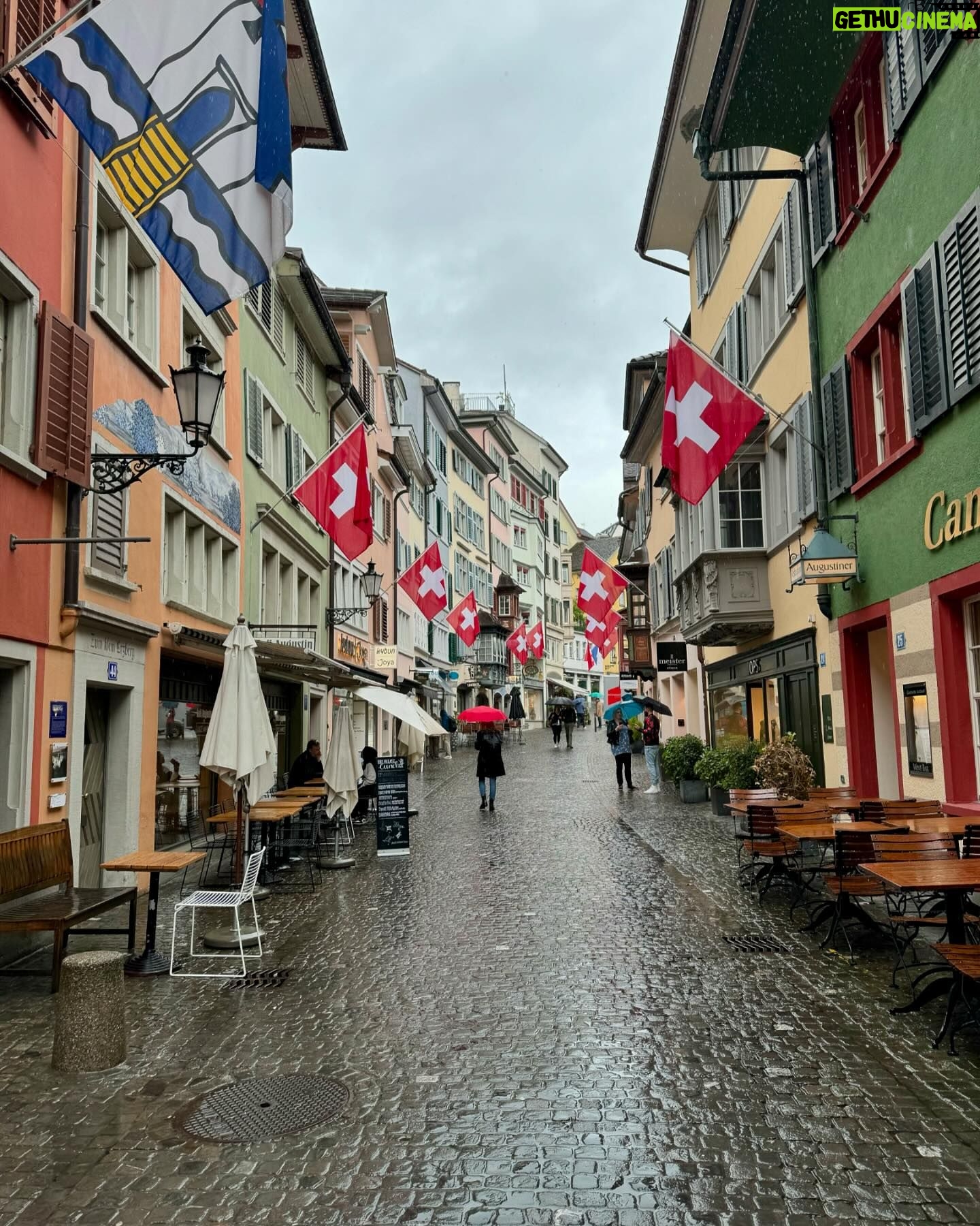 Clea Shearer Instagram - The most magical time in Switzerland, complete with a rainbow at the end of the day 🇨ðŸ‡Onward to France 🇫🇷