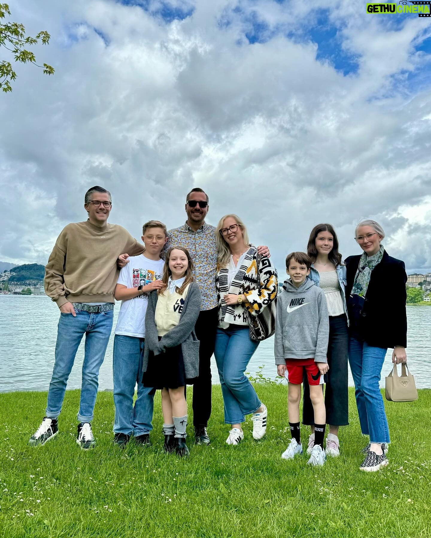 Clea Shearer Instagram - The most magical time in Switzerland, complete with a rainbow at the end of the day 🇨🇭Onward to France 🇫🇷