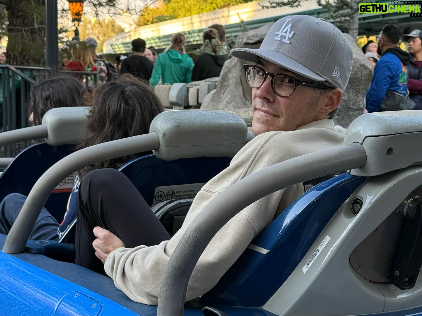 Clea Shearer Instagram - Christmas trip to Disneyland π We found our brick at the entrance that John and I got in 2005, ate pizza for every meal, and went on every ride possible. Sutton told me all about Groot and the Avengers (still have no clue), Stella *does* love the incredicoaster even though this photo shows otherwise, and John *does* hate the Matterhorn because his legs donβt fit in the bobsled. π°π’π