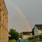 Clea Shearer Instagram - The most magical time in Switzerland, complete with a rainbow at the end of the day 🇨🇭Onward to France 🇫🇷