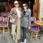 Clea Shearer Instagram - This trip meant so so much to me. It’s hard to put into words. Two years ago, our mom / daughter group had the most incredible time in Paris - and just months later, I received a cancer diagnosis that would change my life forever. The last time I was in Paris was with John, a year ago. And we had received my diagnosis just two days prior. We wandered the streets, and quite honestly, I felt dead inside. I could only picture myself in hospitals, with life altering surgeries and chemo with no end in sight. I cried every day. I remember walking into stores and thinking, “why buy anything? where am I ever going again? I’m fighting for my life - not getting dressed up.” And here we are, exactly two years later. I might look different, I might feel different, but I think I’m even happier than I was in 2021. My gratitude and appreciation for life knows no limits. Moments like this are not taken for granted. And unfortunately for John, I *did* find my way back to shopping 😂 Xo, Clea