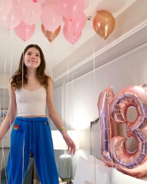 Clea Shearer Instagram - Happy 13th birthday to Stella Blue 🩷 You are beautiful and bright and caring and very close to being taller than I am. I love you more than the stars in the sky 💫✨⭐️ @stellablueshearer