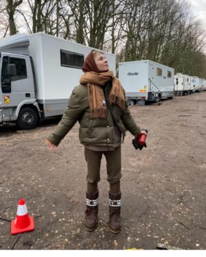 Clémence Poésy Instagram - Isabelle , Hope and Moon Boots… @amcthewalkingdead