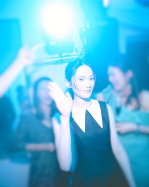 Cloud Wan Instagram - 新婚快樂！！#latergram 
Thanks for inviting me to this crazily fun party ✨
@louisa_mak @keithshing_ 

Your love is a perfect example of what happens when two people become one 🤍
Cheers to love, laughters and happily ever after 💖

Wardrobe: @lanecrawford