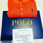 CoCo Lee Instagram – Got my orange polo and now I’m ready for Anything!!! Love u guys at @ralphlauren for my gift 💝💝💝