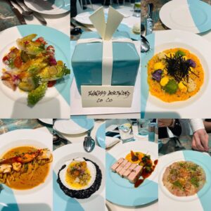 CoCo Lee Instagram - A “Tiffany blue” pre bday dinner😍 #capricorn #happybirthday #yummyfood #2020 #love