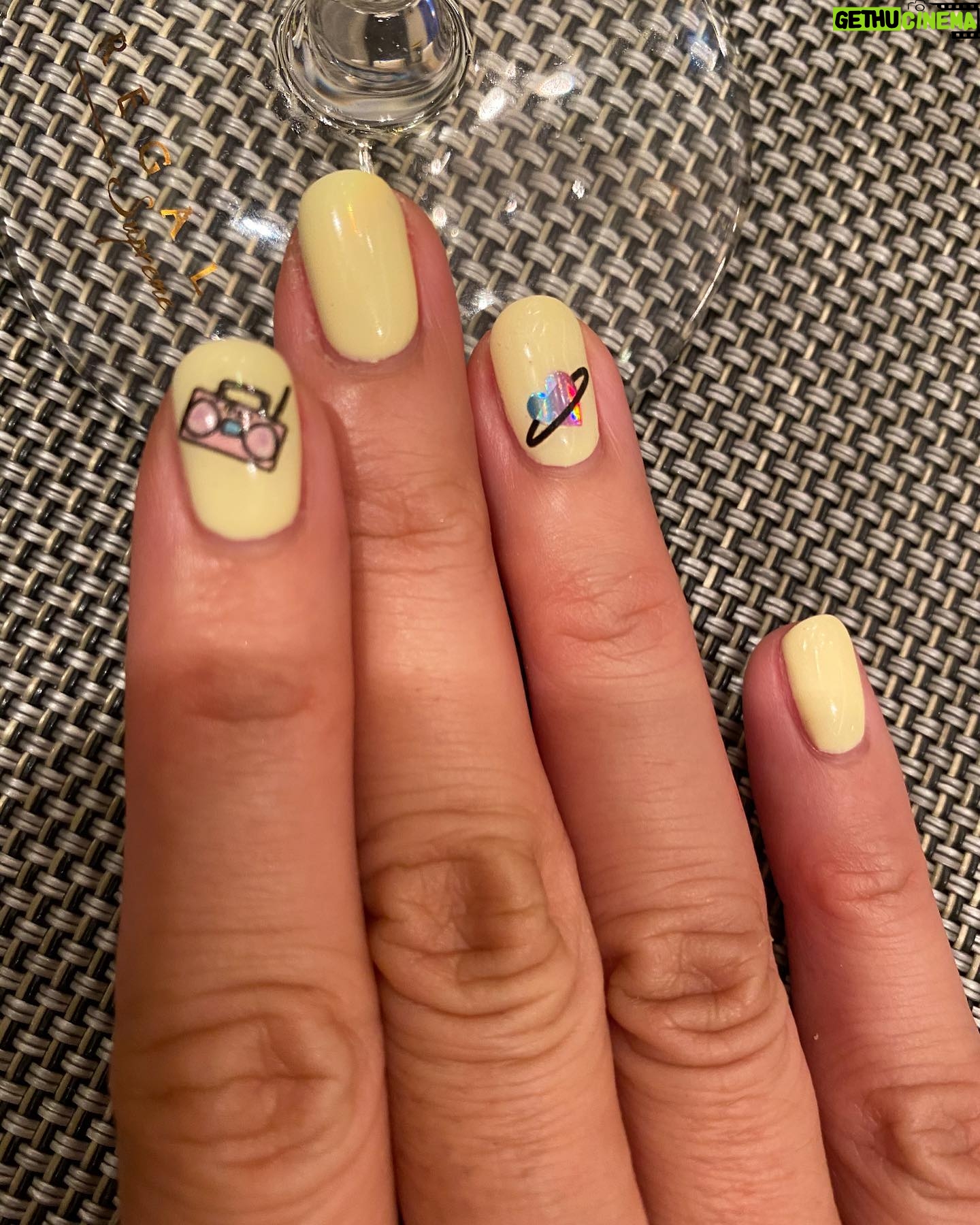 CoCo Lee - 2.9K Likes - My top pick for nail color for the hot summer that goes with everything is - pale yellow with sassy art. What color do u think is hot for the summer? #nails #summer #chic