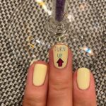 CoCo Lee Instagram – My top pick for nail color for the hot summer that goes with everything is –  pale yellow with sassy art.  What color do u think is hot for the summer? #nails #summer #chic