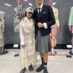 Coco Instagram - So happy to meet you @thombrowne ❤️🤍💙 Congratulations 20th Anniversary🎉