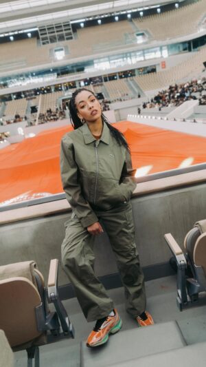 Coco Rebecca Edogamhe Instagram - @lacoste #lacostefw24 #adv feeling the vibe 🐊🎾✨🏸
Thank you 🫶🏽🫶🏽🫶🏽🫶🏽