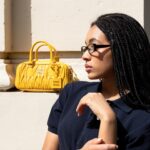Coco Rebecca Edogamhe Instagram – @miumiu got me feeling like 🤓🫶🏽💼⭐️

📸: @valeciampi

 #miumiu #miuwander #adv