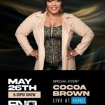 Cocoa Brown Instagram – Atlantic City!! It’s going down! Sunday May 27th at @resortscasino ONE NIGHT ONLY! Yours truly! Bringing the funny and Bringing the REAL! Ticket link in Bio! Come get your sneak peak of my new One Hour Special “Through The Fire!” You don’t want to miss this one!! #livecomedy #atlanticcity #philly #newjersey #deleware #throughthefire #comedyspecial #livetaping #resilience #risingfromtheashes #phoenixrising #iamnotwhativebeenthrough #raw #unfiltered #funny #truth #pulluponme