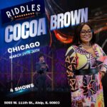 Cocoa Brown Instagram - This ain't Texas (Woo) Ain't no hold 'em (Hey) So lay your credit cards down, down, down, down , and get those tickets now now now ! I'll be performing @riddlescomedyclub in Chicago on March 29-30 FOUR hilarious shows! 🤣 And hey, remember, "This ain't Texas, jokes I'ma fold 'em!" 😉 Don't miss out on the funniest weekend in Chicago! 🎉 Grab your tickets now and let's make some memories together! 🎟️✨ #CocoaBrownComedy #onefunnymomma #riddlescomedyclub #riddlescomedyclubchicago #ChicagoComedy #LaughTillYouDrop #StandUpComedy #MarchMadnessLaughs
