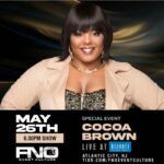 Cocoa Brown Instagram – “Hey loves! 🎉 Get ready Im coming back to Atlantic City  Memorial day weekend , Cocoa Brown & Friends Live, happening at the@resortscasino  on May 26th! 🤣✨ Don’t miss out on the funniest Memorial Weekend event in Atlantic City! 
Limited tickets are available, so grab yours now before they’re gone! ?FNOEVENTCULTURE 
#CocoaBrownComedy #AtlanticCityLaughs #MemorialWeekendMadness
