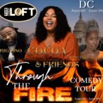 Cocoa Brown Instagram – 🔥🔥🔥Through The Fire Comedy Tour!🔥🔥🔥🔥
The Comedy Loft Of DC is the place to be for an unforgettable weekend of us bringing the HEAT!
📅 Join us from June 06 – June 08 for a comedy extravaganza!
🎟️ Secure your seats now at The Comedy Loft Of DC 
I’m thrilled to have the amazing @bigvinocomedy and the legendary Phyllis Yvonne Stickney taking the stage with me to bring you an extra dose of hilarity! 🎤
Tag your crew, bring your boo, grab your tickets, and let’s make it a night to remember! 🌟
#thruthefirecomedytour#ComedyLoftDC #BigVinoComedy #PhyllisYvonneStickney #ComedyNight #LaughterIsTheBestMedicine #DCEvents #NightOut
#CocoaBrown #cocoabrownonefunnymomma