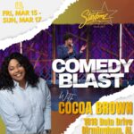 Cocoa Brown Instagram – “Strength doesn’t come from what you can do. It comes from overcoming the things you once thought you couldn’t.” 💪✨
🌟✨ Excited to share a moment of triumph with all of you! 🌟✨
Hey Yall !! I’m thrilled to announce that I’ll be hitting the stage at The Stardome in Birmingham, AL from March 14th to 17th! 🎤✨
This journey hasn’t been easy, but every setback has only fueled my determination to rise above and pursue my passion for comedy. 💥💫
As many of you know, life throws us curveballs, but it’s how we swing that defines us. It’s been a journey filled with ups and downs, but I’ve embraced every challenge and used it to fuel my growth. 🚀💪 So, to see myself rising from those tough times and stepping onto that stage to deliver some laughter fills me with immense joy and gratitude. 🙌❤️
I owe a huge thank you to all of you for your unwavering support and encouragement. Your belief in me has been a constant source of strength throughout this journey. 🙏✨
So, mark your calendars and come join me at The Stardome for a night of laughter, love, and overcoming hard times together. Let’s make memories and share some laughs as we celebrate life’s victories! 💃🎉 See you there! 😊🎤
#BirminghamComedy #OvercomingHardTimes #GratitudeJourney#CocoaBrown #comedyshow #onefunnymomma #stardomecomedyclub
