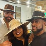 Cocoa Brown Instagram - We had a timeee to today! Thank you @fruitionhatco for hosting @malikwhitfield @timonkdurrett and I today and gifting us the most INCREDIBLE, CUSTOM MADE 🎩! You couldn’t tell us nothing!😂😂😂#hats #fedoras #brims #custommade #blackowned #poncecitymarket #atlanta #actorslife #swipeleft #911 #queensugar #temptations #forbetterorworse #iflovinguiswrong #bet #vh1 #fox #ownnetwork #westillworking