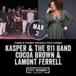 Cocoa Brown Instagram – 🌟 Hey my darlings! 🌟
Don’t miss out on the Funk ‘N Funny Brunch Ft. Kasper & The 911 Band, And LaMont Ferrell at THE CITY WINERY! 😍 I am definitely bringing the laughs
🎉 Save the date: Sat Mar 2 at 12:00 PM!
🗓️ Get your tickets now at citywinery.com!
🎟️ Let’s groove and giggle together!
💃🎶 #FunkNFunnyBrunch #CityWinery #GoodTimesAhead 🥂