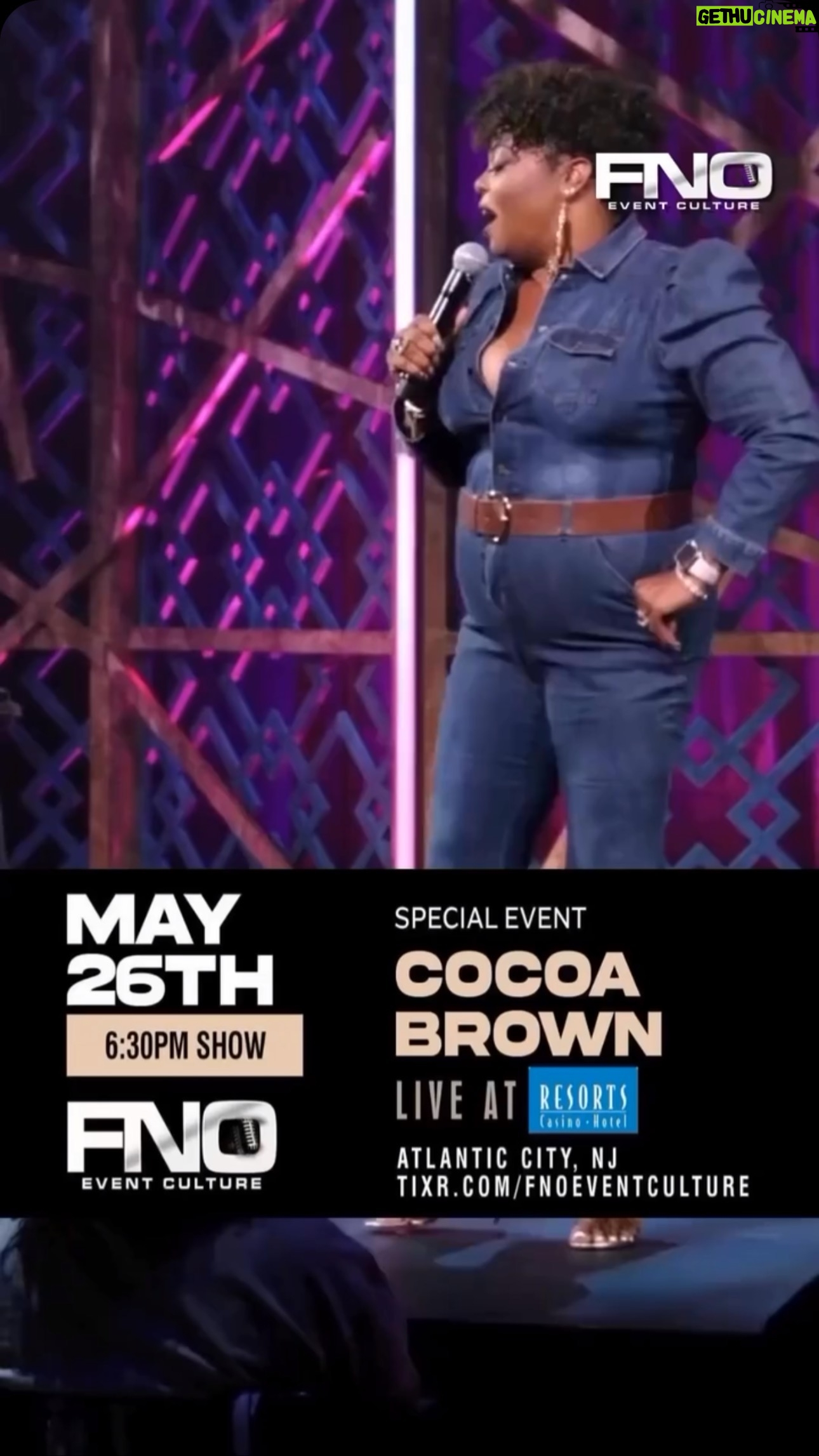Cocoa Brown - 863 Likes - Repost from @fnoeventculture
โข
๐ขATLANTIC CITY, NJ๐ข
Are you ready for @cocoabrownonefunnymomma โ
๐ฃ๏ธONE NIGHT ONLY
๐๏ธ SUN | MAY 26, 2024
โฐ 6:30 PM (SHOWTIME)
๐ ATLANTIC CITY, NJ
๐ญ @RESORTSCASINO
๐ 888 - 400 - 5048
#CocoaBrown #AtlanticCity
#Comedy #LiveEntertainment