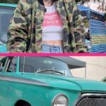 Cody Renee Cameron Instagram - ⚡️STOKED for @moonhoney.vintage ‘s 1963 AMC Rambler American’s maiden voyage at @paradiseroadshow ! Check out full interview & car tour on the @IronPonyShow 🔗 Link in bio. www.youtube.com/@ironponyshow @ironponyshow Hosted by @heyitscodee Filmed by @jigger.la Edited by @rach.mclach Crewed by @the_marvelous_kate Special Guest @moonhoney.vintage #ironponyshow #paradiseroadshow #classiccar #1963amcrambleramerican #acehotelpalmsprings