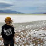 Cody Renee Cameron Instagram - Riding motorcycles thru Death Valley, the hottest place on earth with a record temperature of 135 degrees, during a winter storm warning was crazy! It’s also where the lowest point in the United States and the high point are less than 100 miles from each other! Check out our latest episode of the Iron Pony Show: A Motorcycle Adventure thru Death Valley for more! Youtube 🔗 in bio Photocred @jigger.la #deathvalley #motorcycleadventure #badwaterbasin #mesquitesanddunes #dantesview #sportster883